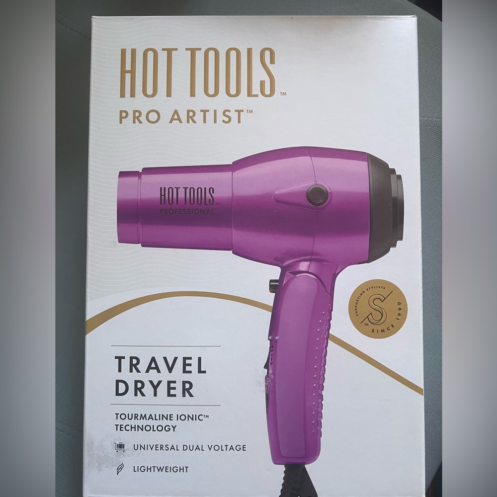 Hot Tools Pro Artist Purple Travel Dryer